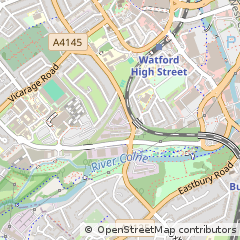 Map of Watford, Herts