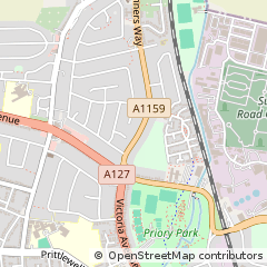 Map of Southend-on-SEA, Essex