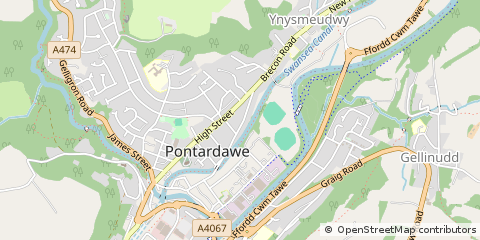Map of Swansea