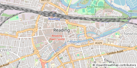Map of Reading