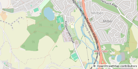 Map of Industrial E, Newton Abbot, Devon