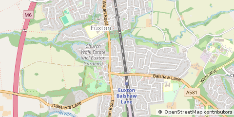 Map of Chorley