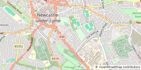 Map of Newcastle