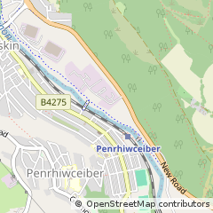 Map of Mountain ASH, RCT
