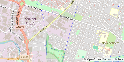 Map of Hull