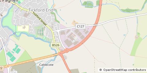 Map of Newport Pagnell, Milton Keynes