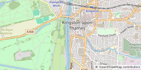 Map of Kingston Upon Thames