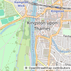 Map of Kingston Upon Thames