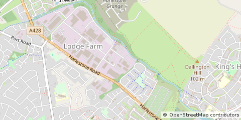 Map of Northampton