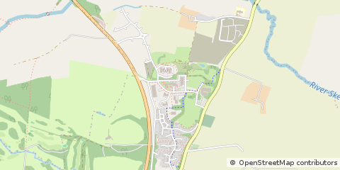 Map of Sedgefield, County Durham
