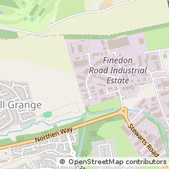 Map of Wellingborough, Northamptonshire
