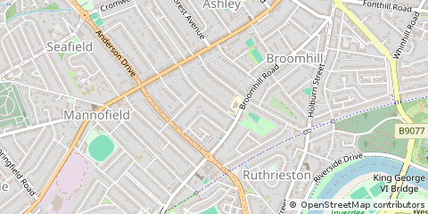 Map of Aberdeen