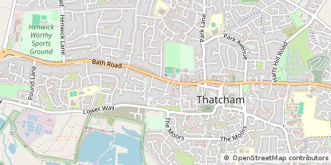 Map of Thatcham