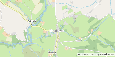 Map of Llandysul