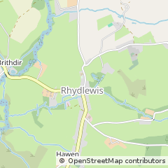 Map of Llandysul