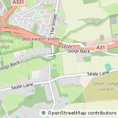 Map of Farnham, Surrey