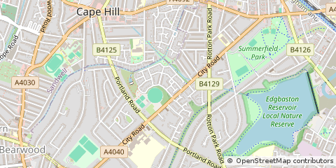 Map of Birmingham