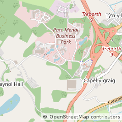 Map of Bangor, Gwynedd
