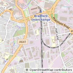 Map of Bradford, West Yorkshire