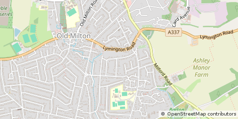 Map of NEW Milton, Hampshire