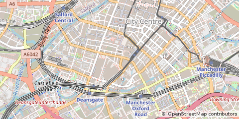 Map of Manchester