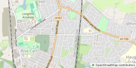 Map of Darlington