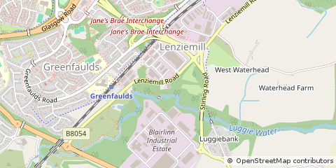 Map of Cumbernauld