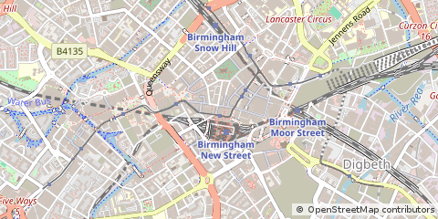 Map of Birmingham