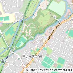 Map of Leicester, Leicestershire