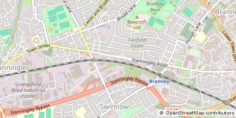 Map of Leeds