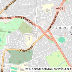 Map of Bradford, West Yorkshire