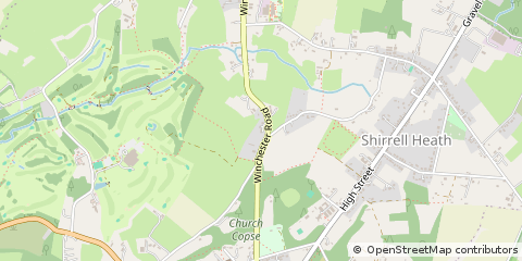 Map of Southampton, Hants
