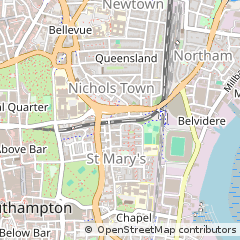 Map of Southampton, Hampshire