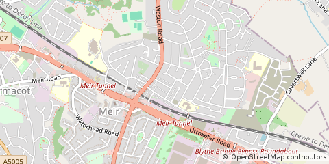 Map of Stoke-on-Trent
