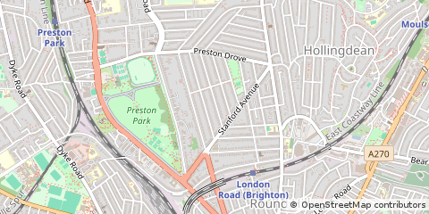 Map of Brighton