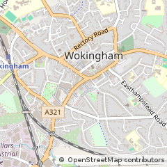 Map of Wokingham