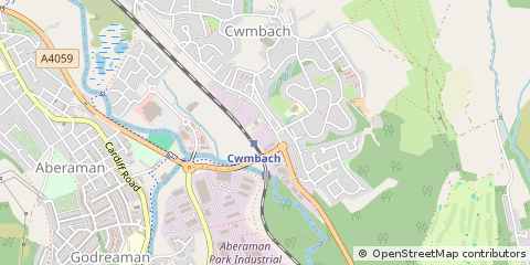 Map of Aberdare