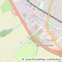 Map of Kettering, Northants