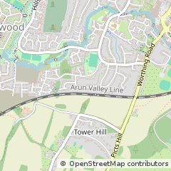Map of Horsham