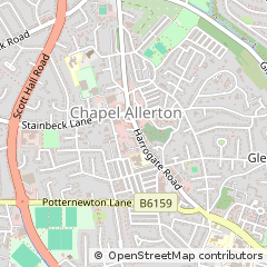 Map of Leeds, West Yorkshire