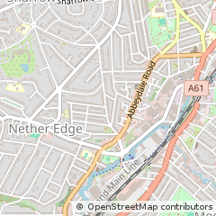 Map of Sheffield