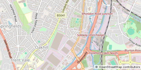 Map of Stoke-on-Trent
