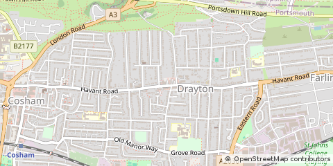 Map of Portsmouth, Hampshire