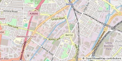 Map of Birmingham