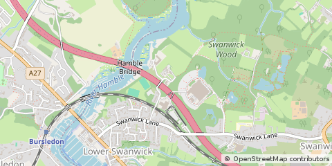Map of Southampton, Hampshire