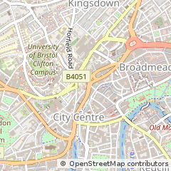 Map of Bristol, Derbyshire