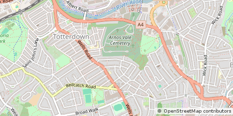 Map of Bristol, Avon