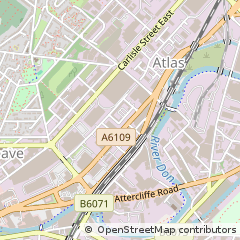Map of Sheffield