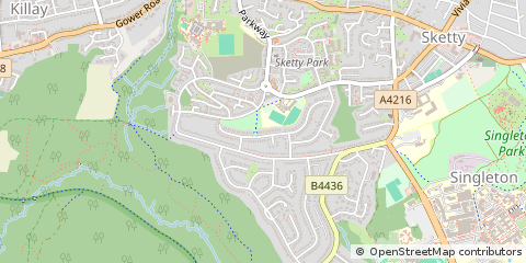 Map of Swansea