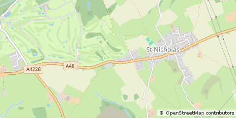 Map of South Glamorgan